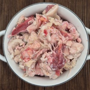 Смесь белого рубца и говяжей обрези. Стоимость указана за 1 кг.