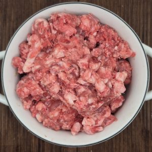 Фарш из  индейки. Мясокостный. Масса нетто 600г