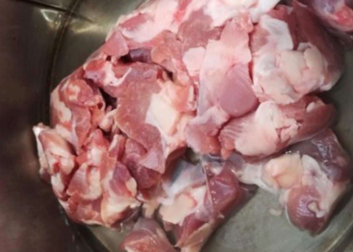 Рагу из индейки замороженное. Стоимость указана за 600г